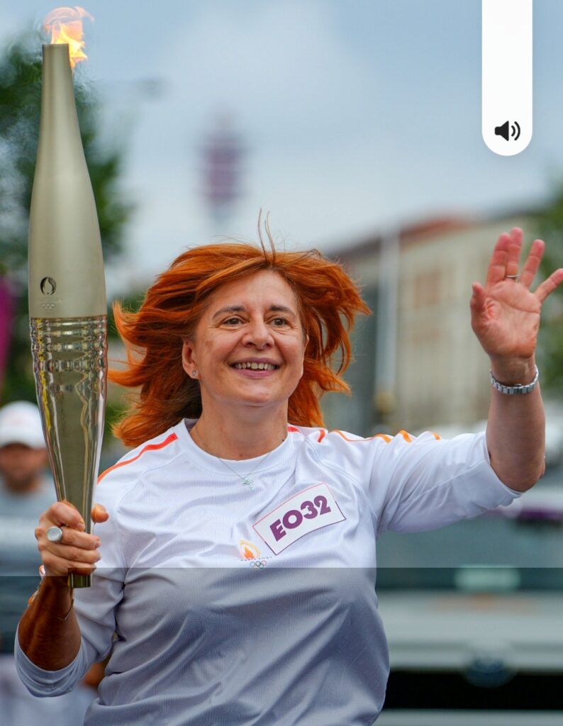 Nicole Richard, Porteuse de la Flamme Olympique